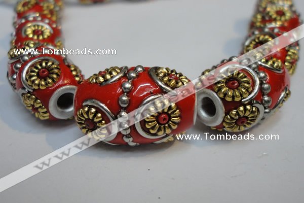 CIB296 14*22mm drum fashion Indonesia jewelry beads wholesale