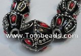 CIB317 20*23mm drum fashion Indonesia jewelry beads wholesale