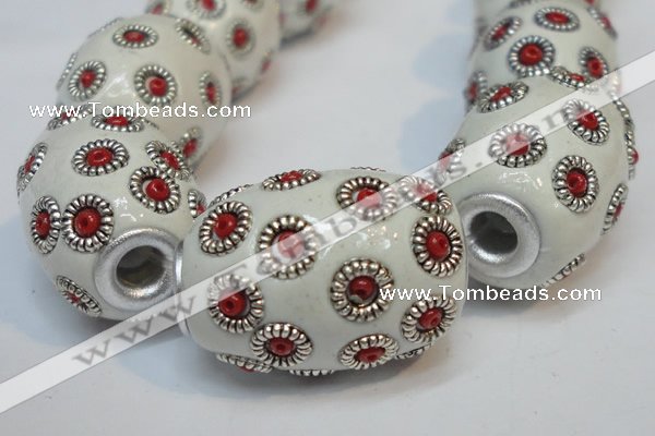 CIB325 16*21mm drum fashion Indonesia jewelry beads wholesale