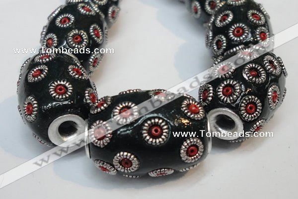 CIB328 16*21mm drum fashion Indonesia jewelry beads wholesale