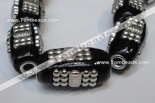 CIB330 16*28mm drum fashion Indonesia jewelry beads wholesale