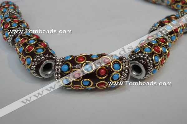 CIB337 17*33mm drum fashion Indonesia jewelry beads wholesale