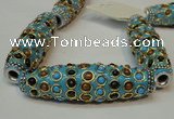 CIB34 17*60mm rice fashion Indonesia jewelry beads wholesale