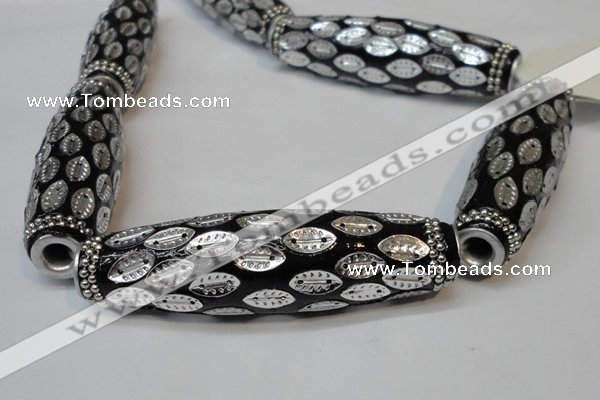 CIB36 17*60mm rice fashion Indonesia jewelry beads wholesale