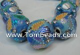 CIB360 23mm round fashion Indonesia jewelry beads wholesale