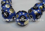 CIB365 23mm round fashion Indonesia jewelry beads wholesale