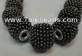 CIB392 15mm round fashion Indonesia jewelry beads wholesale