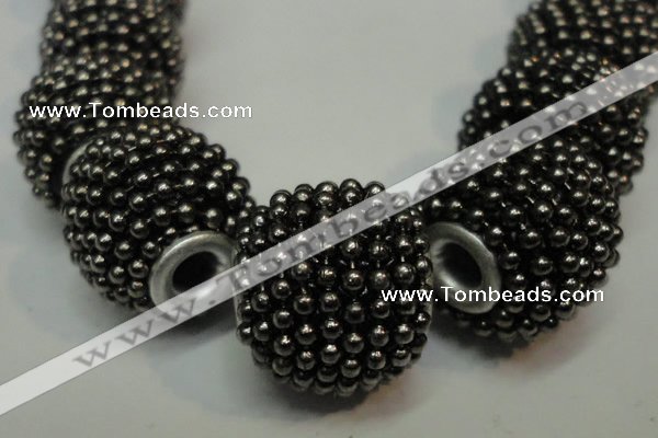 CIB392 15mm round fashion Indonesia jewelry beads wholesale