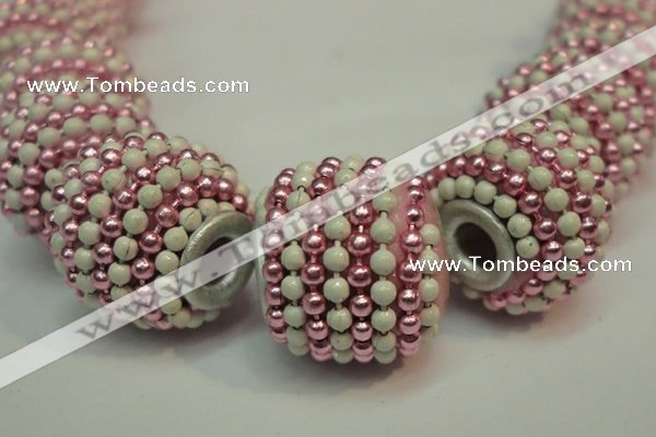 CIB393 15mm round fashion Indonesia jewelry beads wholesale