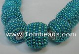 CIB401 17mm round fashion Indonesia jewelry beads wholesale