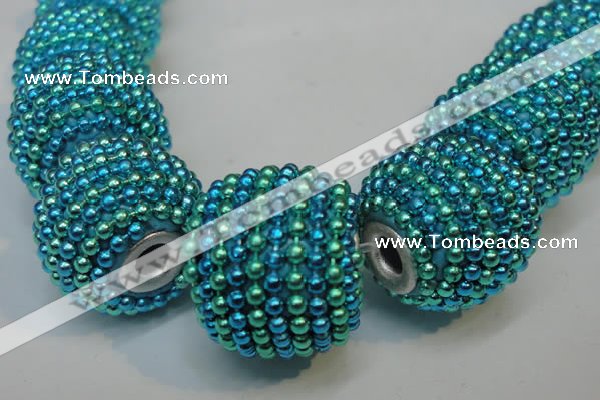 CIB401 17mm round fashion Indonesia jewelry beads wholesale