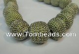 CIB412 20mm round fashion Indonesia jewelry beads wholesale