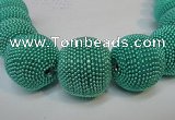 CIB419 30mm round fashion Indonesia jewelry beads wholesale