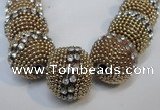 CIB420 22mm round fashion Indonesia jewelry beads wholesale