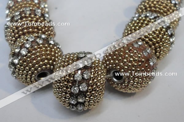 CIB420 22mm round fashion Indonesia jewelry beads wholesale