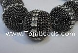 CIB426 25mm round fashion Indonesia jewelry beads wholesale