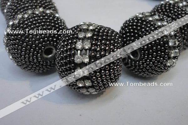 CIB426 25mm round fashion Indonesia jewelry beads wholesale