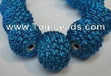 CIB451 24mm round fashion Indonesia jewelry beads wholesale