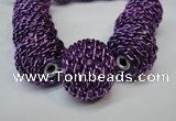 CIB452 24mm round fashion Indonesia jewelry beads wholesale