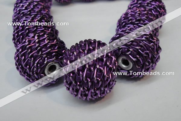 CIB452 24mm round fashion Indonesia jewelry beads wholesale