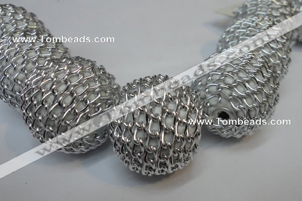 CIB455 30mm round fashion Indonesia jewelry beads wholesale