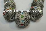 CIB460 25mm round fashion Indonesia jewelry beads wholesale