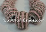 CIB470 14*14mm drum fashion Indonesia jewelry beads wholesale