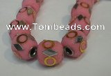 CIB481 15*16mm drum fashion Indonesia jewelry beads wholesale