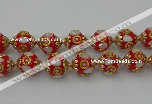 CIB547 22mm round fashion Indonesia jewelry beads wholesale