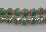 CIB550 22mm round fashion Indonesia jewelry beads wholesale