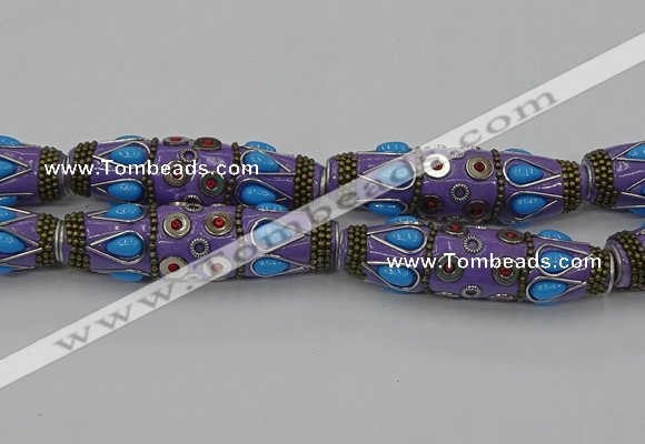 CIB565 16*60mm rice fashion Indonesia jewelry beads wholesale