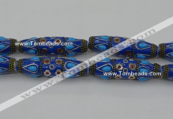 CIB570 16*60mm rice fashion Indonesia jewelry beads wholesale