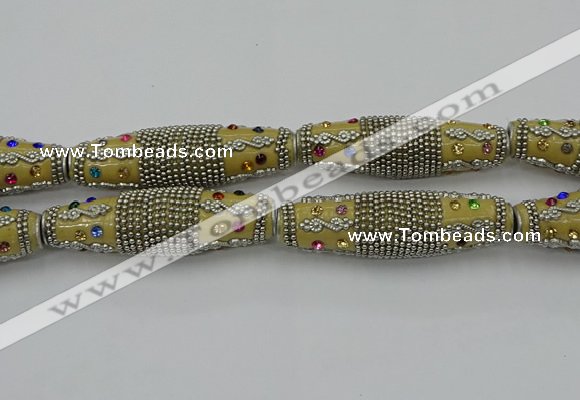 CIB601 16*60mm rice fashion Indonesia jewelry beads wholesale