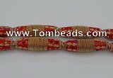 CIB605 16*60mm rice fashion Indonesia jewelry beads wholesale