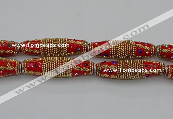 CIB605 16*60mm rice fashion Indonesia jewelry beads wholesale