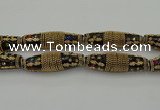 CIB612 16*60mm rice fashion Indonesia jewelry beads wholesale