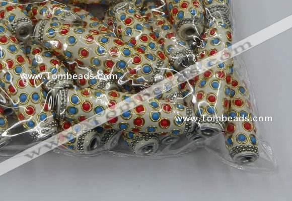 CIB630 16*60mm rice fashion Indonesia jewelry beads wholesale