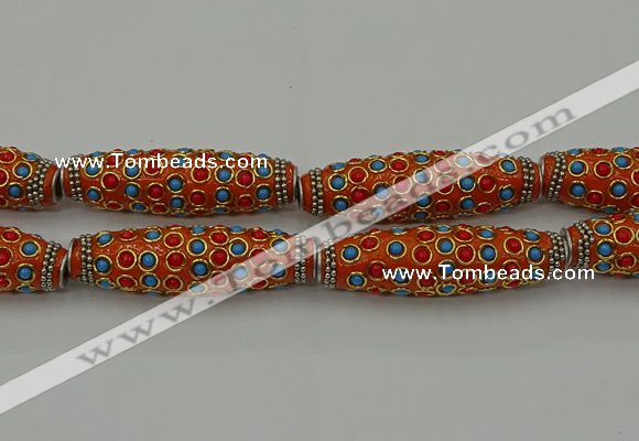 CIB635 16*60mm rice fashion Indonesia jewelry beads wholesale