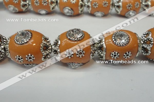 CIB80 16*22mm oval fashion Indonesia jewelry beads wholesale