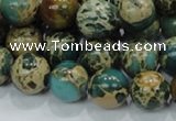 CIJ04 15.5 inches 14mm round impression jasper beads wholesale