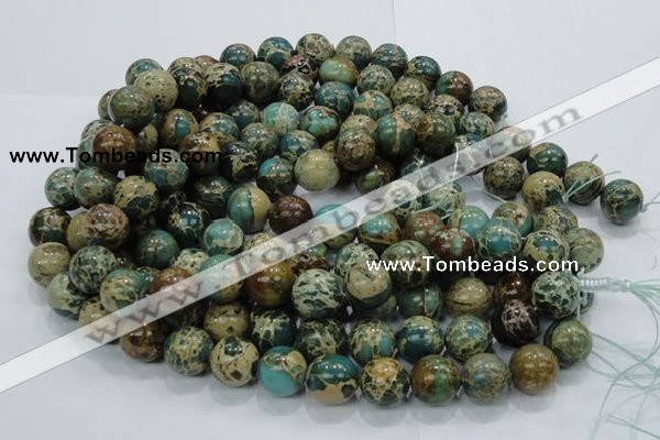 CIJ04 15.5 inches 14mm round impression jasper beads wholesale