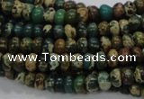 CIJ07 15.5 inches 6*8mm rondelle impression jasper beads wholesale