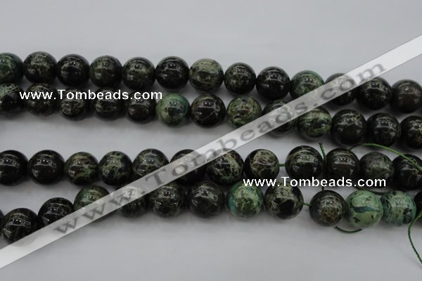 CIJ110 15.5 inches 12mm round dyed impression jasper beads wholesale