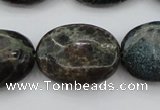 CIJ112 15.5 inches 13*18mm oval dyed impression jasper beads wholesale