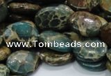 CIJ12 15.5 inches 15*20mm oval impression jasper beads wholesale