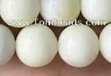 CIJ203 15.5 inches 10mm round ivory jade beads wholesale