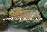 CIJ22 15.5 inches 30*40mm rectangle impression jasper beads wholesale