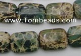 CIJ36 15.5 inches 13*18mm rectangle impression jasper beads wholesale