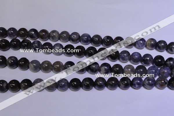 CIL04 15.5 inches 9mm round natural iolite gemstone beads