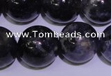 CIL06 15.5 inches 12mm round natural iolite gemstone beads